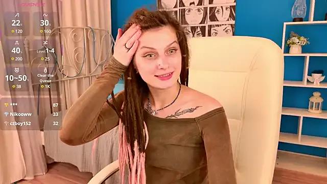 AnTikaMy — lick dildo+ eyes contact